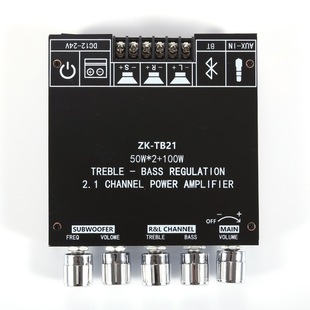 ZK-TB21 2.1 channel Bluetooth number Bluetooth digital power amplifier module None