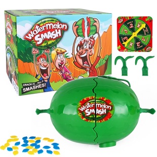 Cross-border toy trick blasting watermelon water games leisure party parent-child interaction new strange desktop games