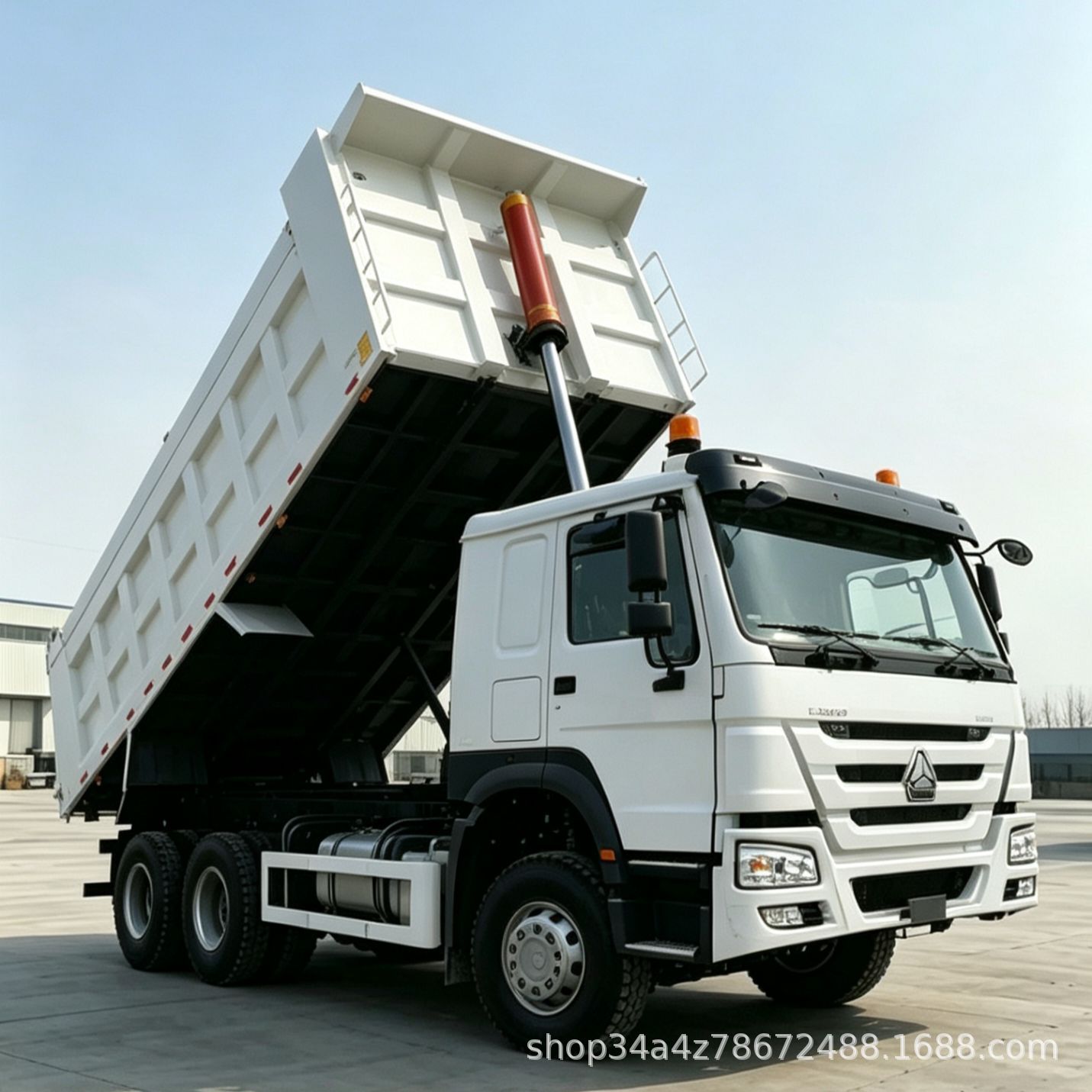 Export 10-Wheel Sinotruk Howo 371 Horsepower 6X4 Dump Truck Howo Engineering Transport Vehicle Dump Truck for Earthmoving Deposit