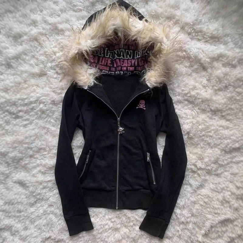 2230 # Zipper Hoodie Women's Harajuku Style Korean Fashion Hoodie Top Jacket Hot Sale Wholesale