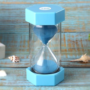 Wholesale Factory Direct Sales Hexagonal Hourglass Timer Student Anti-Fall 1-60 Minutes Kidsren's Creative Gift Ornaments
