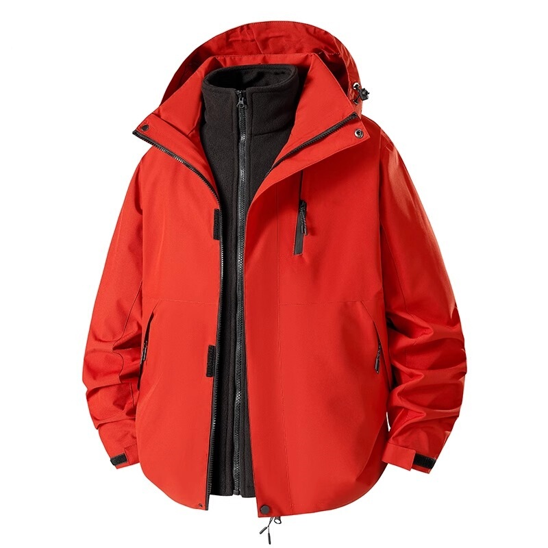 JP Luotuo Charge Clothes Three-in-One Women's 2025 New Spring and Autumn Waterproof Small Couple Custom Mountaineering Suit for Men