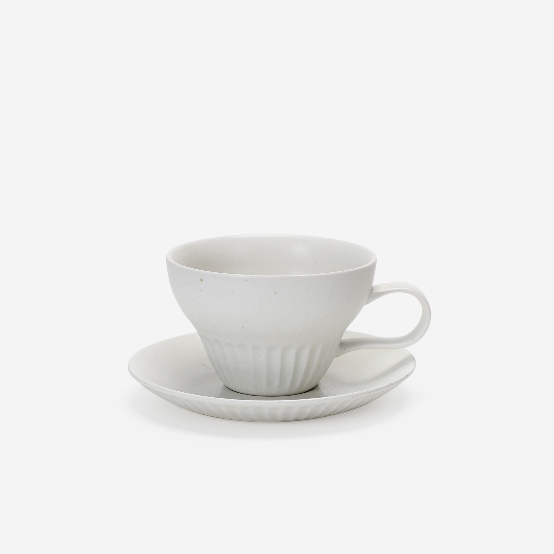 Park. Taza de café raspada a Mano. Blanco