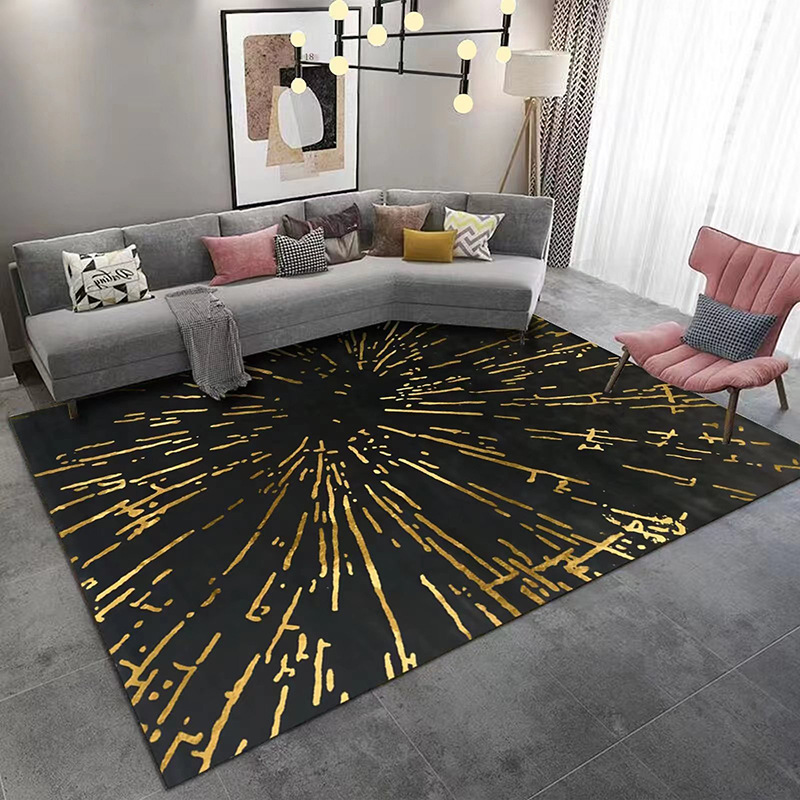 Comercio exterior transfronterizo en stock sala de estar alfombra de piso habitación llena de alfombra de área grande hogar mesa de café sofá Manta