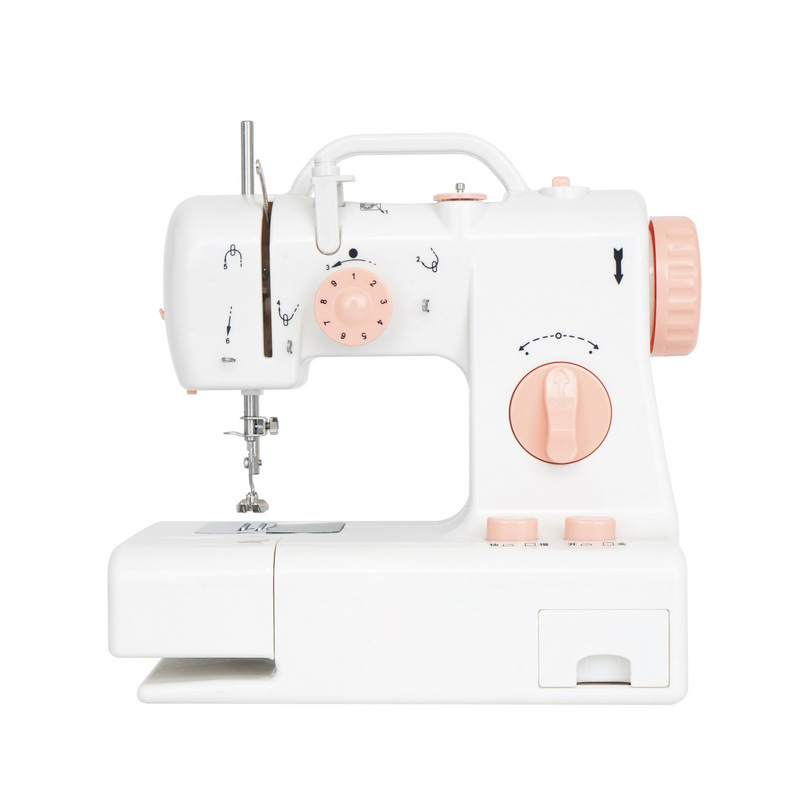 芳华FHSM-318跨境选品家用缝纫机迷你台式便携式带提手吃厚缝纫机