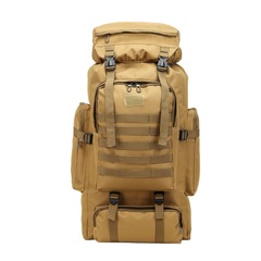 80L 大容量防水迷彩登山バッグレジャー戦術的なバックパックアウトドアスポーツハイキングバックパック
