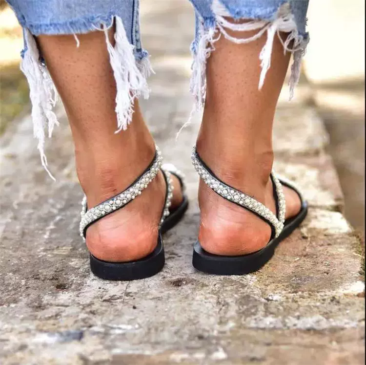 Summer set, sandals, beach footwear, 2024 years, plus size, for import