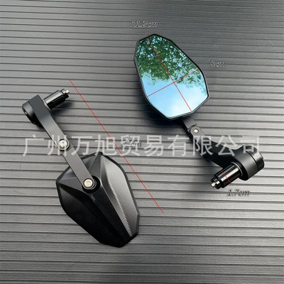 Universal 22mm Motorcycle Handlebar Mirror Cnc Rearview Mirror Handlebar End Mirror