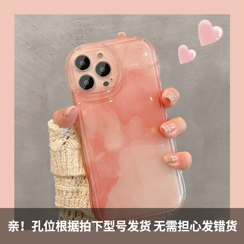 Чехол для телефона (Apple iPhone) — оптический мрамор дизайна, прозрачный, совместим с iPhone 11–16 серии