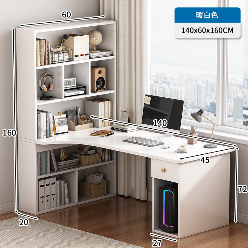 Escritorio de esquina escritorio tipo L escritorio escritorio dormitorio para chicas computadora梳妆台 maquillaje mesa integrada
