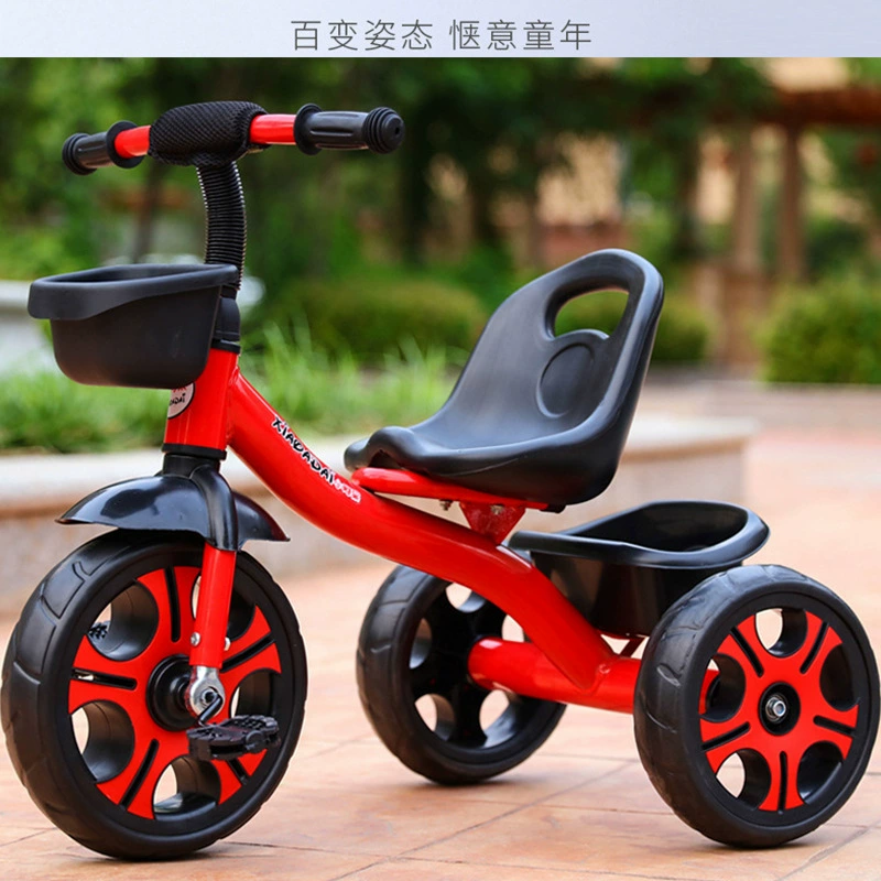 Children's three-wheeled bike, foldable walk stroller, 6 years
