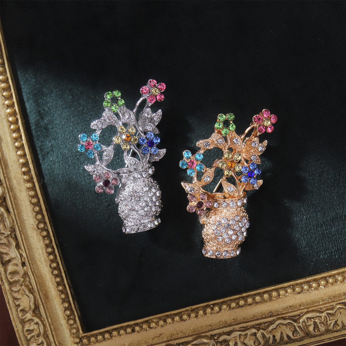Retro Style Retro Pin Animal Rose Flower Alloy Unisex Brooches