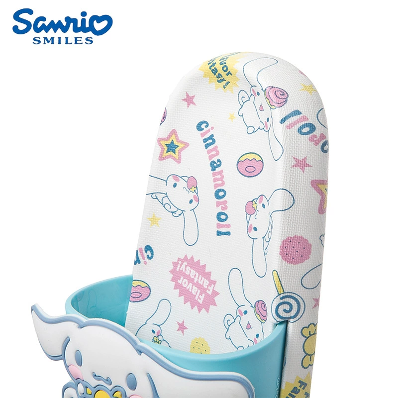 Hello Kitty, летние мультяшные милые тапочки для принцессы, нескользящая детская пляжная обувь внутри