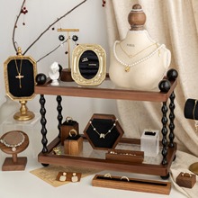 首饰展示架高脚海棠花饰品架子戒指项链手饰收纳珠宝摆摊陈列展台