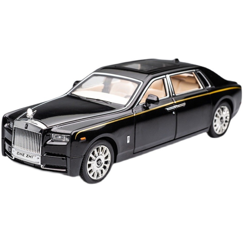 # Lease Phantom 1: 24 Simulación de aleación metálica modelo de automóvil decoración de automóvil de lujo coche de juguete para niños