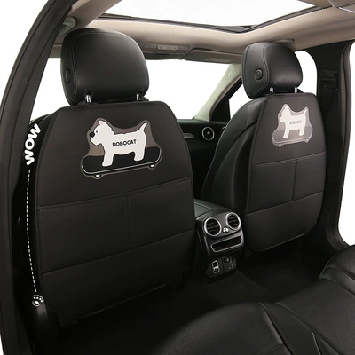 Cartoon Dachshund Design Anti-Kick: Chair back anti-kick pad