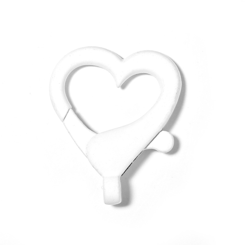 10 PCS/Package Alloy Heart Shape Lobster Clasp Simple Style display picture 24