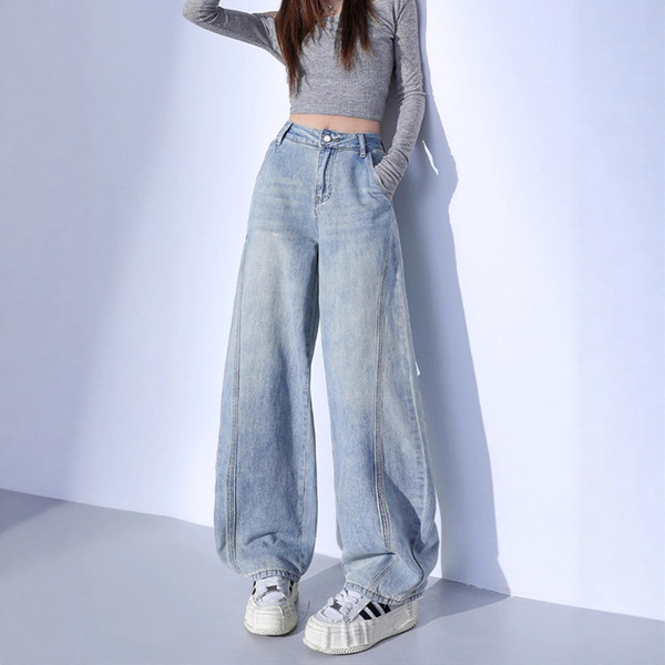 Light autumn jeans