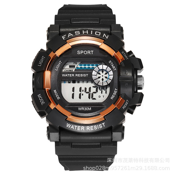 waterproof fashionable digital watch for men and women