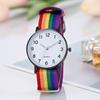 Rainbow ultra thin classic watch strap suitable for men and women for leisure, simple and elegant design