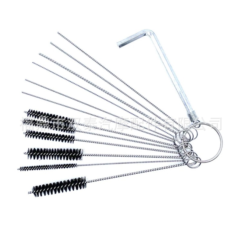 Motorcycle Chainsaw Lawn Mower Carburetor Special Screwdriver 12-Piece Set Including Cleaning Brush Storage Box Repair Tools