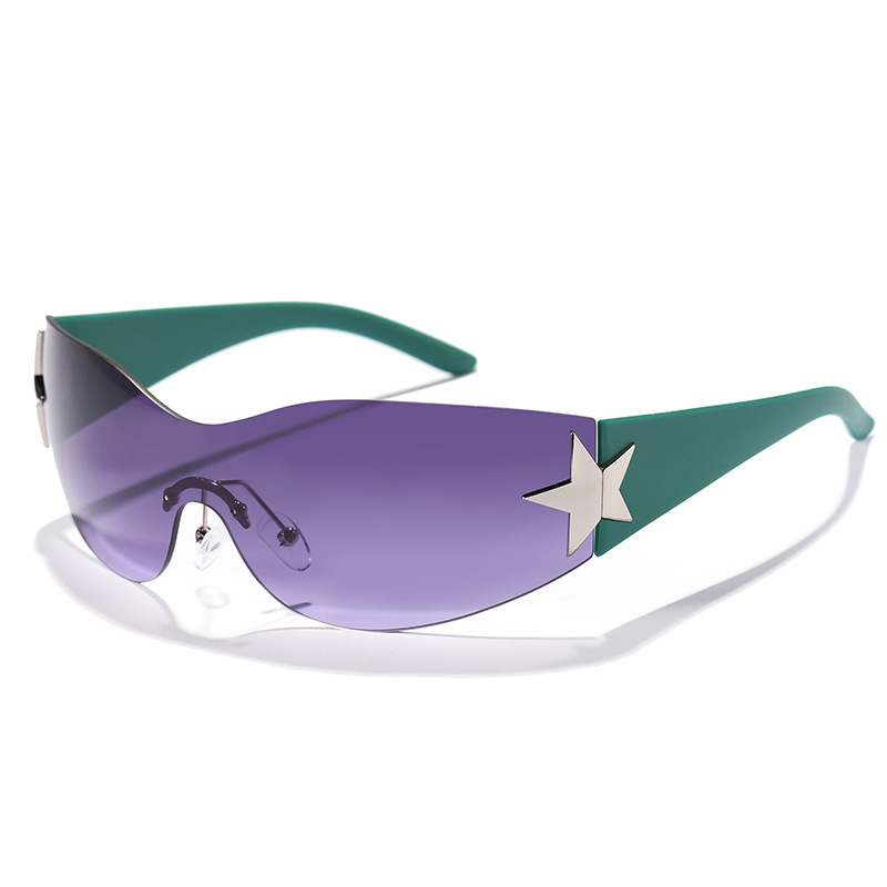 2023 nuevas gafas de sol de metal cuadradas de las mujeres de moda ins estilo personalizado de moda UV400 UV a prueba de gafas de sol de metal
