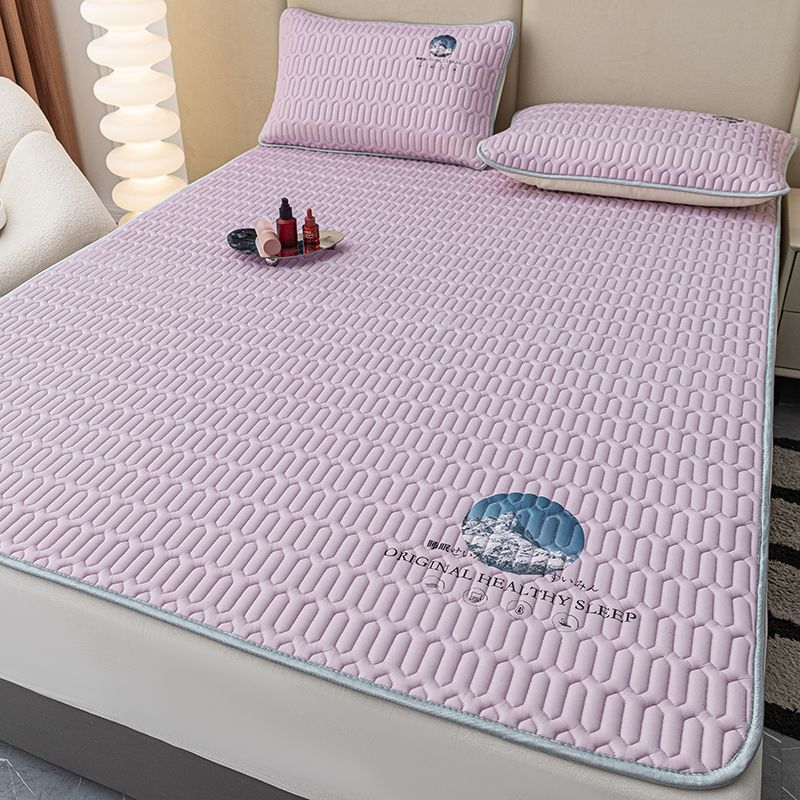 Sombrilla de cama fresca, alfombra de enfriamiento de verano para el hogar, sábana de seda de hielo de verano, sábana de cama, alfombra de aire acondicionado lavable para dormitorio