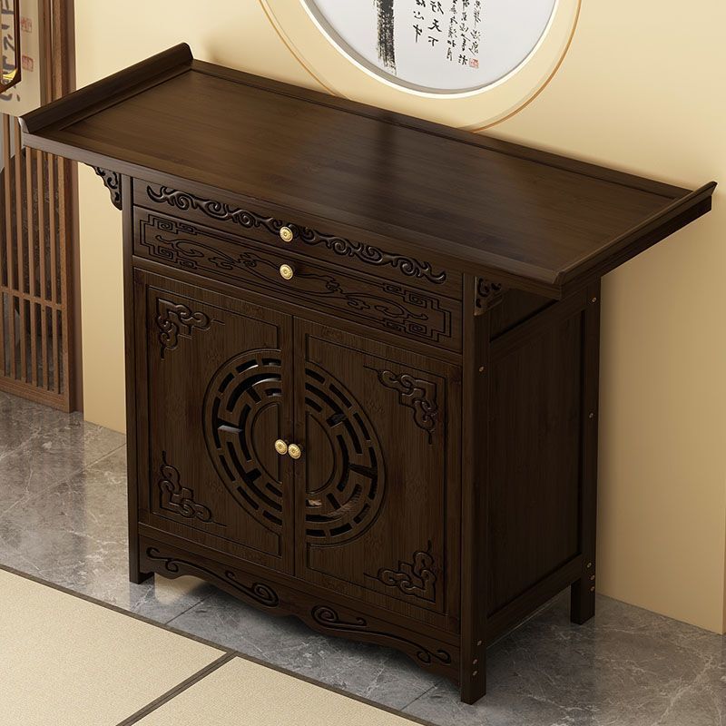 Home Desks Descends Descends Incense Burning Table Stand Cabinet Descendation for God of Wealth New Chinese Style Tribute Table Descends Incense Case Shrine Case