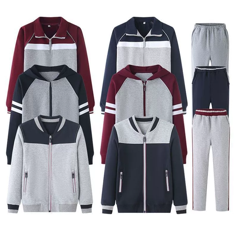 Детская весенне-осенняя школьная форма пурпурно-красная темно-синяя светло-серая бейсбольная форма в британском стиле, куртка, спортивный костюм для мальчиков средней школы