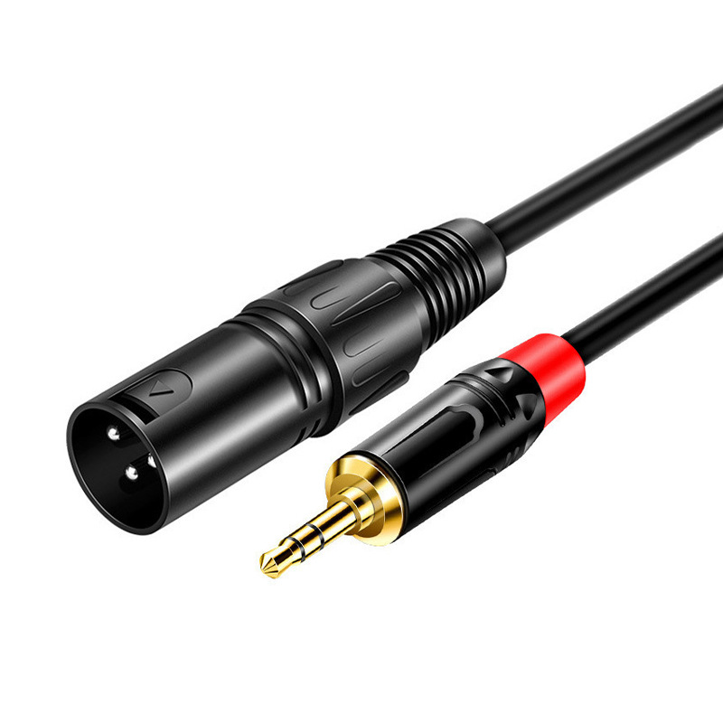 3.5 rpm tres núcleos Canon bus cable de conexión de micrófono altavoz mezclador cable de audio fabricante en stock