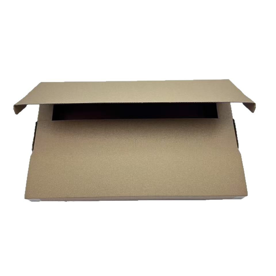 Caja de avión Caja de mensajería Caja de correo de libros Caja de productos de papel kraft Caja de papel ultrafina en stock Lote pequeño