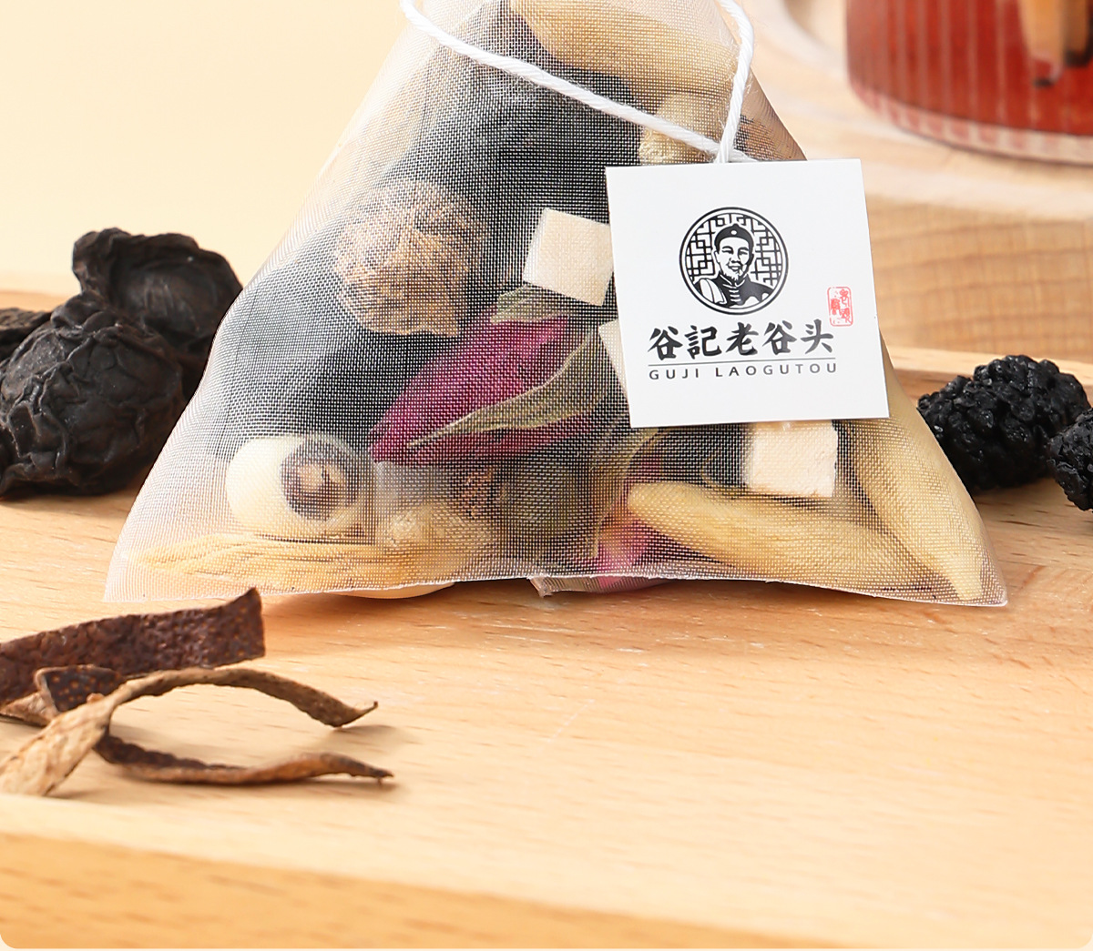 Wumei Chenpi Mulberry Rose Herbal Tea Blend 300g Nourishing Wellness Tea quality and texture
