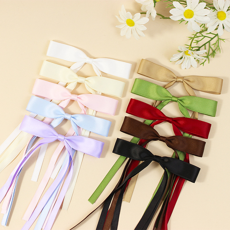 Women's Simple Style Bow Knot Cloth Hair Clip display picture 1