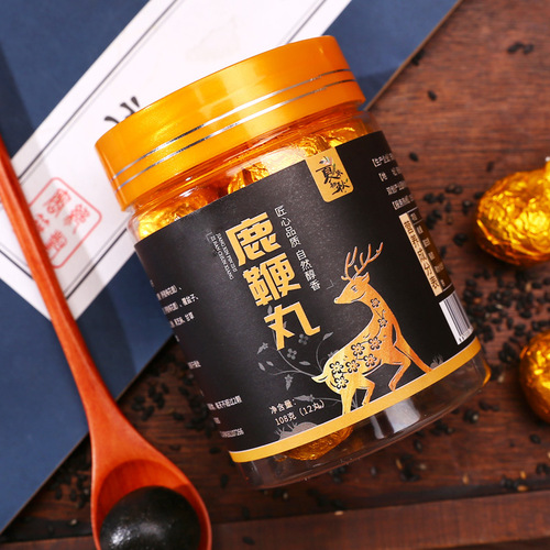 Lubian Pills Men's Handmade Ginseng and Huangjing Pills 108g 12 pills can be paired with Lubian Paste Lubian Oyster Slices and Wolfberry
