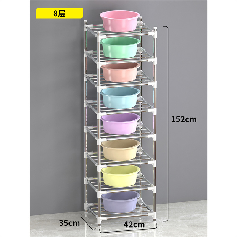 Estante Organizador de Lavabos de Acero Inoxidable Multicapa para Baño image 14