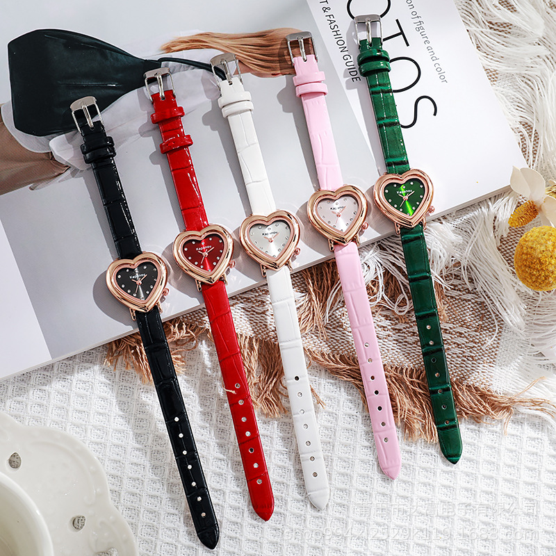 Fine with Mori Style Love Small Dial Watch Women's Ins High-value Student Simple Elegant French Niche Fashion Watch