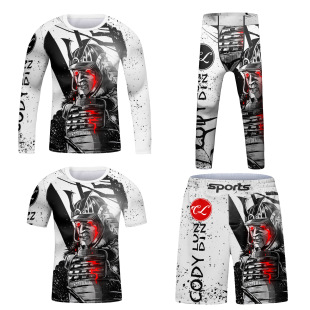 Leisure Sports children's four-piece suit Four Seasons suitable for basketball sports breathable quick-drying exquisite printing four-piece suit