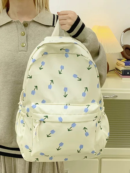 Popular Orchid Tulip Backpack Student Backpack Large Capacity Direct Sale from Manufacturer Russian Spine-Protecting School Bag