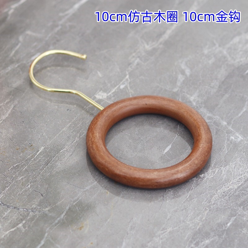 メーカー卸売りsフック長いフックフック展示棚大s型ケヤキフック模造ハンガー丸太リングs|undefined