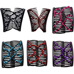 Direct Manufacturer Sale Creative Retro Magic Hair Comb Elastic Band Updo Styler Fashion Exquisite Magic Versatile Hair Comb