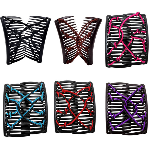 Direct Manufacturer Sale Creative Retro Magic Hair Comb Elastic Band Updo Styler Fashion Exquisite Magic Versatile Hair Comb