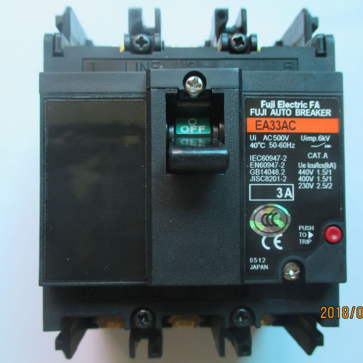 供应全新原装富士停产塑壳断路器EA33AC 3P3A