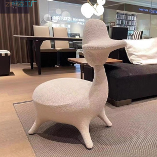 Old duck simple creative internet celebrity single chair lazy sofa animal shape mobile game seat sofa chair living room decoration