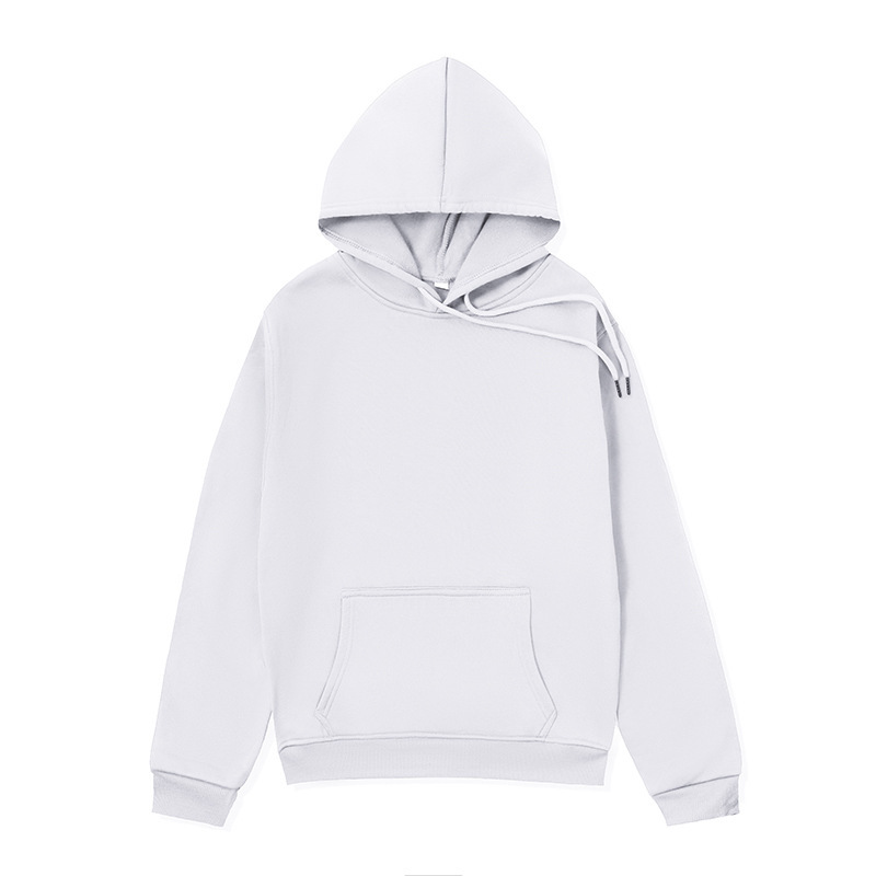 跨境外贸连帽卫衣男hoodie纯色连帽衫运动卫衣男女可预制图案外套|undefined