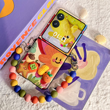 适用小米mixflip2女款手机壳可爱卡通MIXFlip创意彩绘折叠屏保护