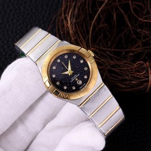 亞馬遜火賣款歐家OMG316精鋼瑞是機芯星座系列創意六邊形石英手表