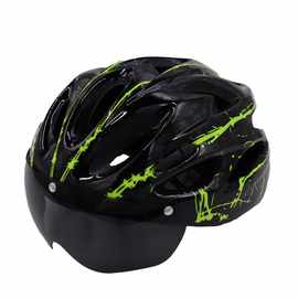 自行车风镜头盔男女款山地车自行车单车骑行户外装备安全帽