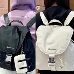 lulu2025新款抽绳 10L背包百搭书包手提单肩包水桶包双肩包斜挎包