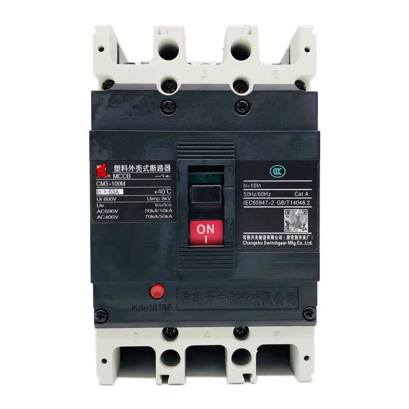 Утечка пластикового корпуса автомат CM3-100L/100M/100C/100H трифазный четырехпроводной