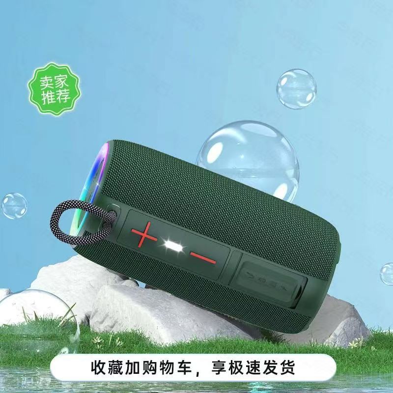 altavoz bluetooth portátil subwoofer doble altavoz computadora doméstica al aire libre conector inalámbrico larga duración pequeño sonido